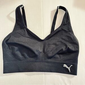 Puma Women's Sports Bra Medium Black Adjustable